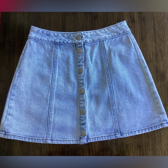 Bullhead Denim Mini Skirt SZ 27 - Picture 4 of 7